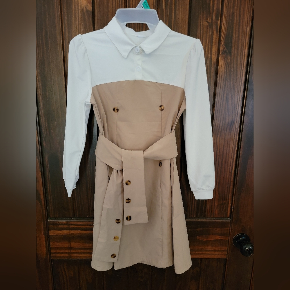 Girls Belted Dress